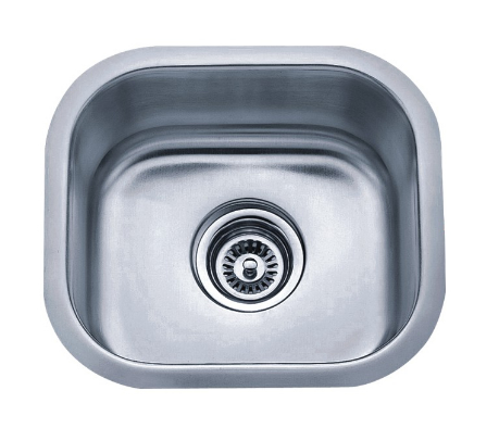 15" Bar Sink Stainless Steel Undermount Single 1513 - ZCBuildingSupply