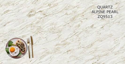 2cm Quartz Alpine Pearl Countertop - Self Pick Up Only