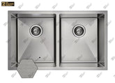 Honeycomb Kitchen Sink Stainless Steel Undermount Double HEX552