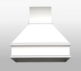 Pure White Range Hood Cover-36”