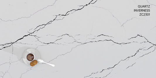 3cm Quartz 126"x 63" Countertop - Inverness - ZC2301 Self Pick Up Only