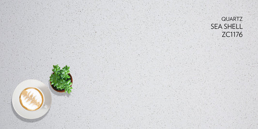 3cm Quartz 126"x 63" Countertop - Sea Shell- Self Pick Up Only - ZCBuildingSupply