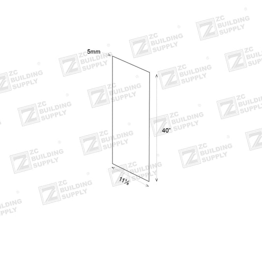 White Oak Wall Box Side Panel