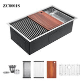ZC8001S Workstation kitchen sink