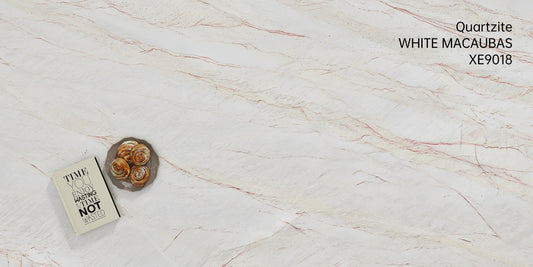 3cm Quartzite 126"x 78" Countertop - White Macaubas- Self Pick Up Only