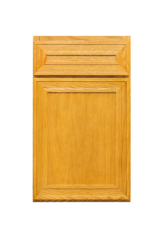 Base 27"-American Oak Corner 27" Sink Base Cabinet