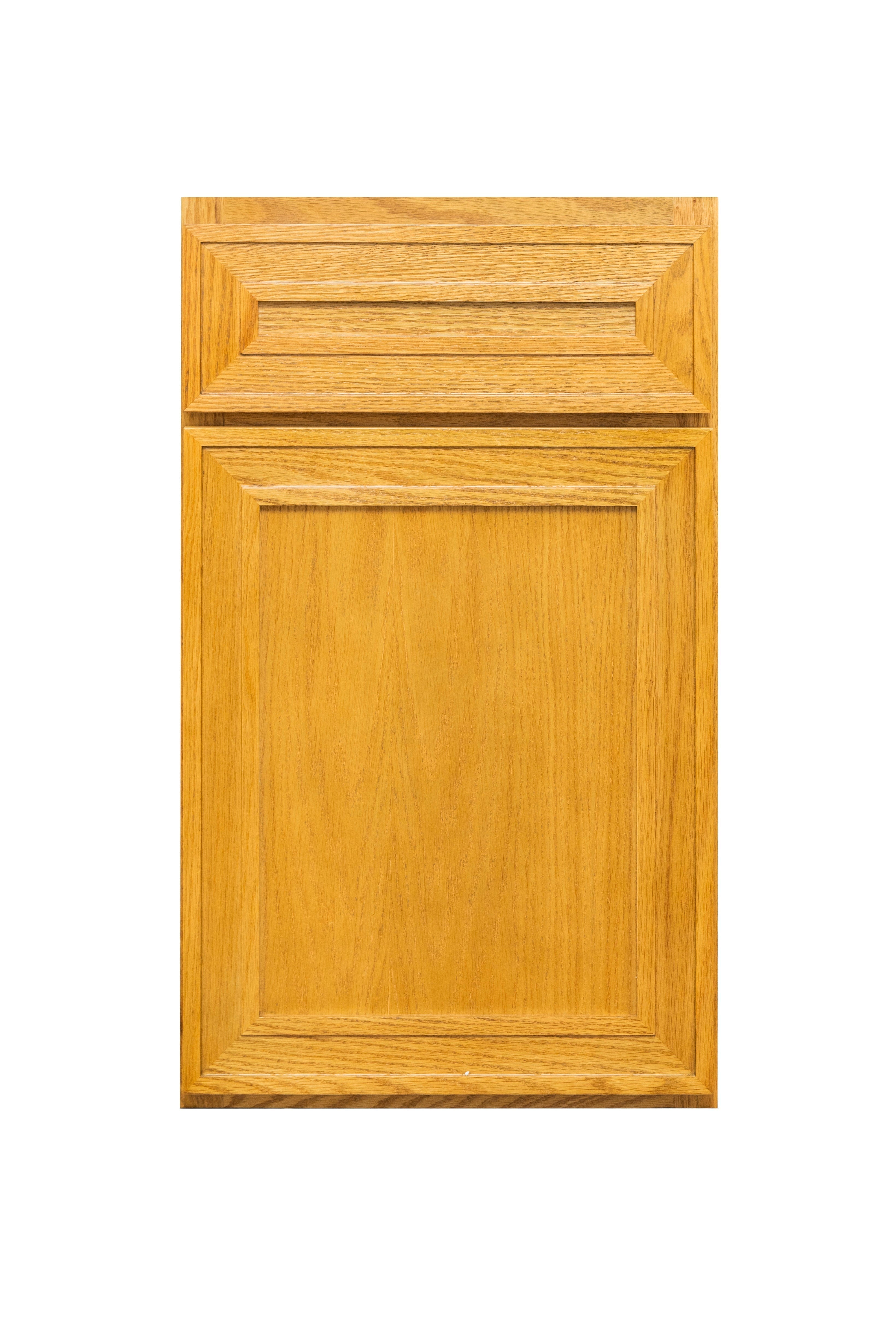 American Oak Dishwasher Panel for frameless Kitchen Cabinet