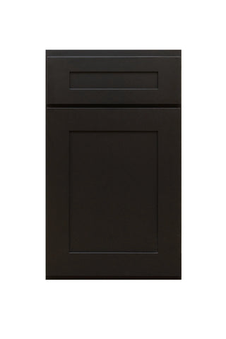 Base 27" - Pure Black 27 Inches 3 Drawer Base Cabinet /27"