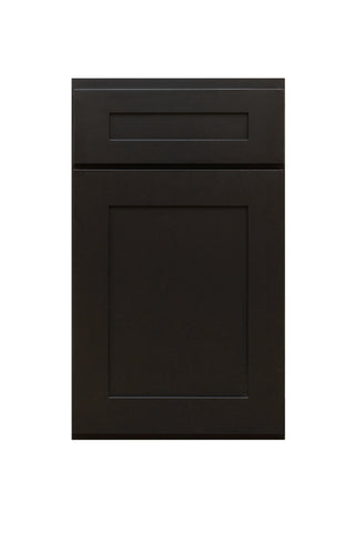 Tall 24" - Pure Black 24 Inch Pantry Cabinet/94" Face