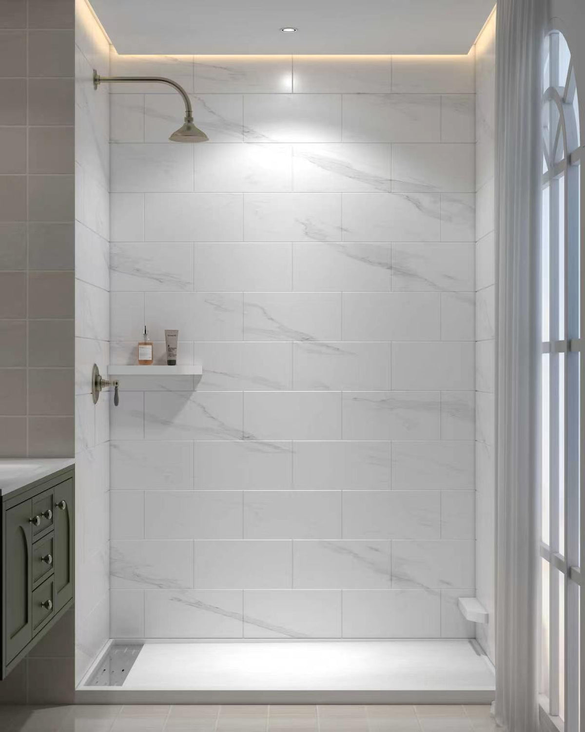 Shower Wall Panel CM26 (Cultured Marble)  - SELF PICK UP ONLY