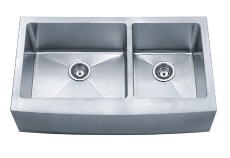 33" Kitchen Stainless Steel Undermount Double Farm Sink - ZCBuildingSupply
