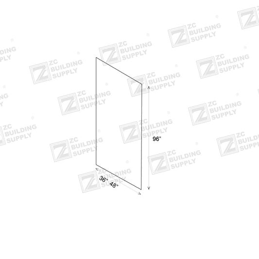 Pure White 3' X 8' Panel - ZCBuildingSupply