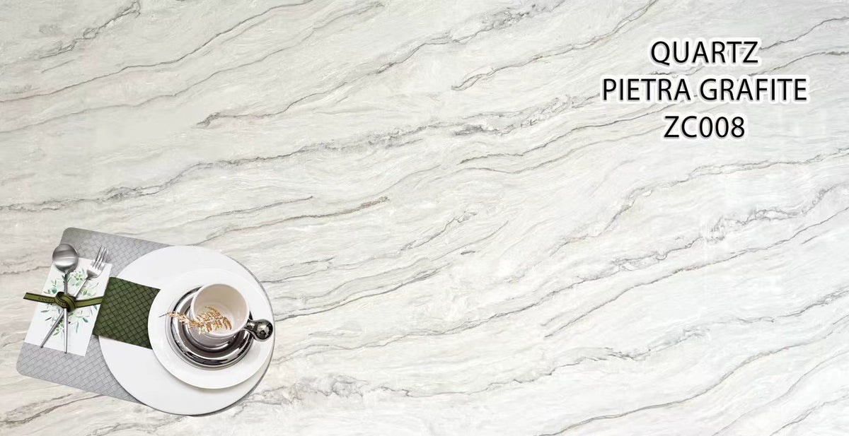 3cm Quartz 126"x 63" Countertop -Pietra Grafite - Self Pick Up Only