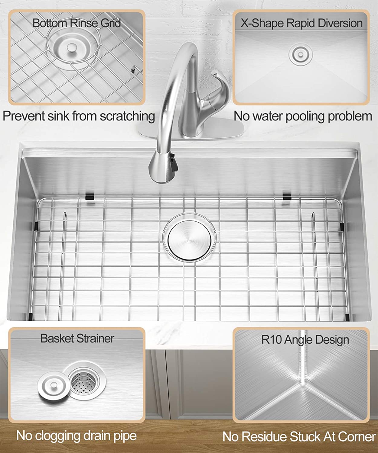 ZC8001S Workstation kitchen sink