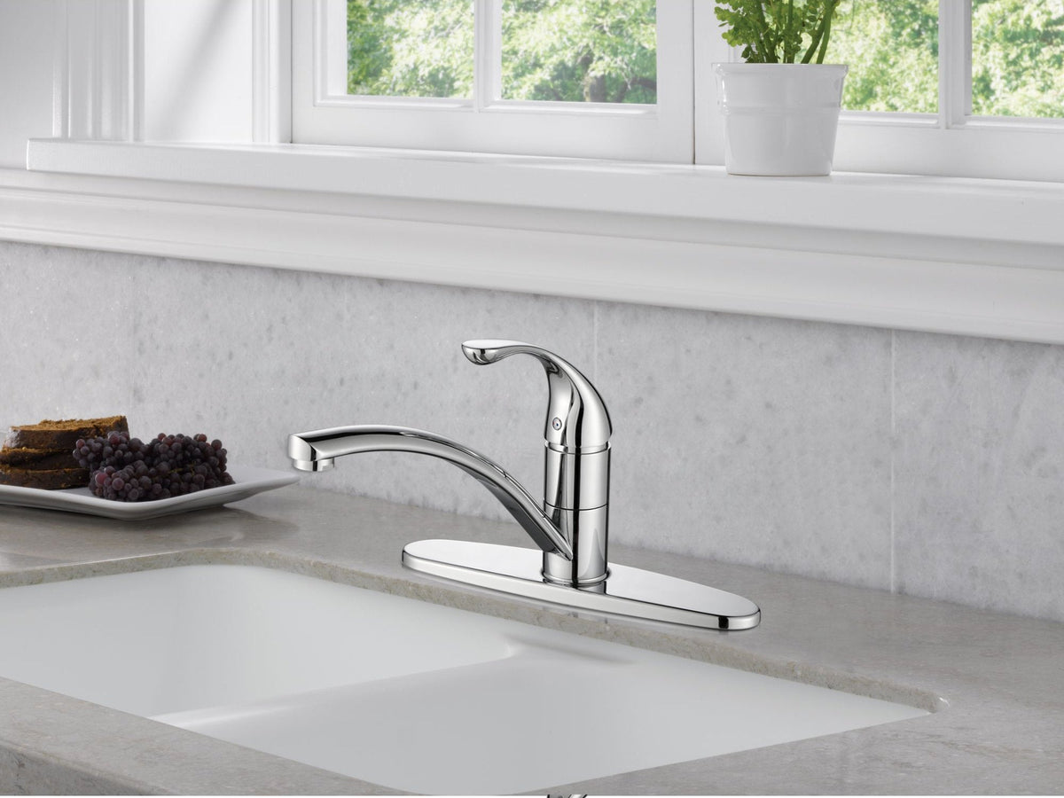 88178 Single Handle Three Holes Kitchen Sink Faucet