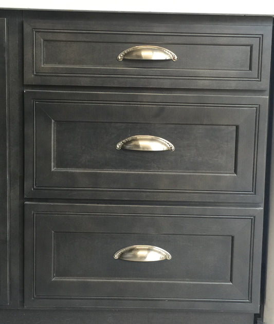 Base 15" - Ashton Grey 15 Inch Drawer Base Cabinet - ZCBuildingSupply