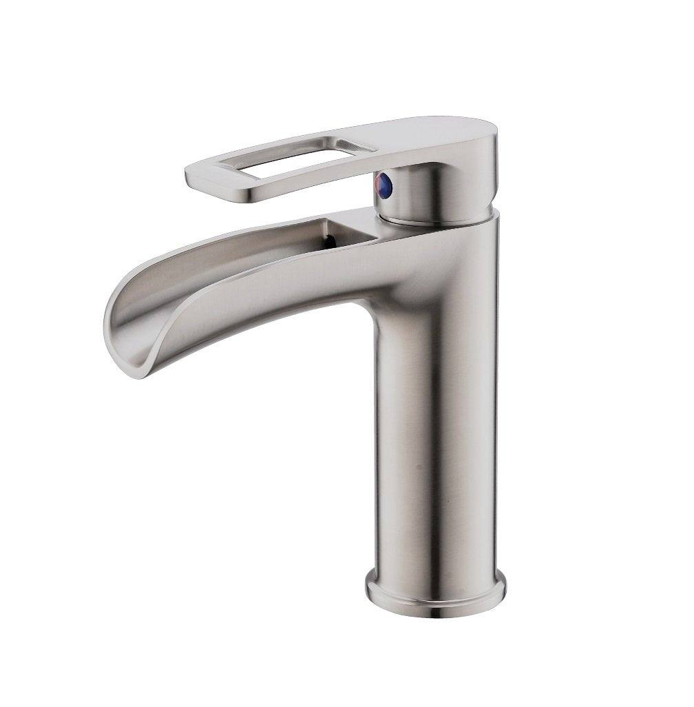 B118 Single Handle Single Hole Bathroom Sink Faucet - ZCBuildingSupply