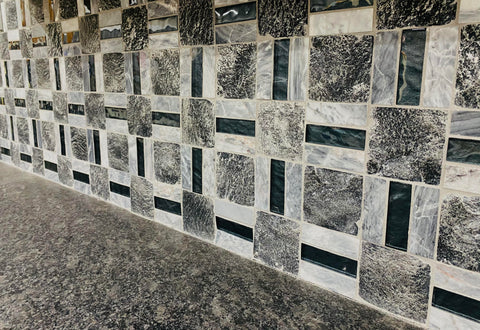 Stone and Glass Tile BS112160 -12 inches x 12 inches