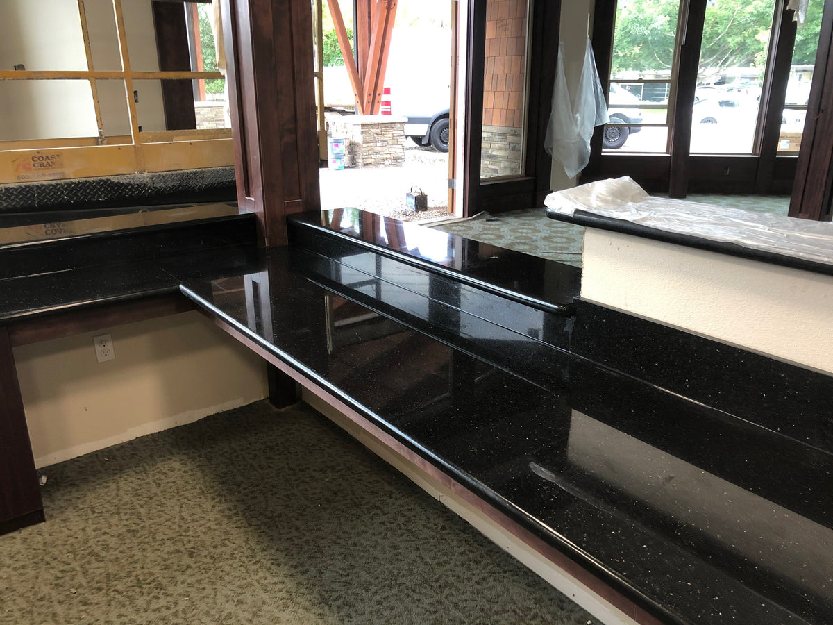 Granite  2cm  Black Galaxy Countertop - Self Pick Up Only - ZCBuildingSupply