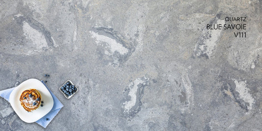 3cm Quartz 126"x 63" Countertop - Blue Savoie- Self Pick Up Only - ZCBuildingSupply