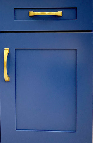 Blue Shaker Refrigerator Panel