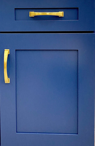 3 Drawers Vanity Blue Shaker (Without sink and countertop)