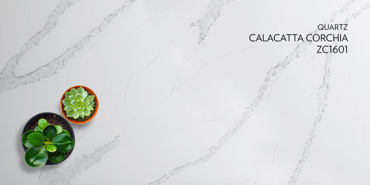 3cm Quartz 126"x 63" Countertop -Calacatta Corchia- Self Pick Up Only - ZCBuildingSupply