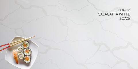 3cm Quartz 126"x 63" Countertop -Calacatta White- Self Pick Up Only - ZCBuildingSupply