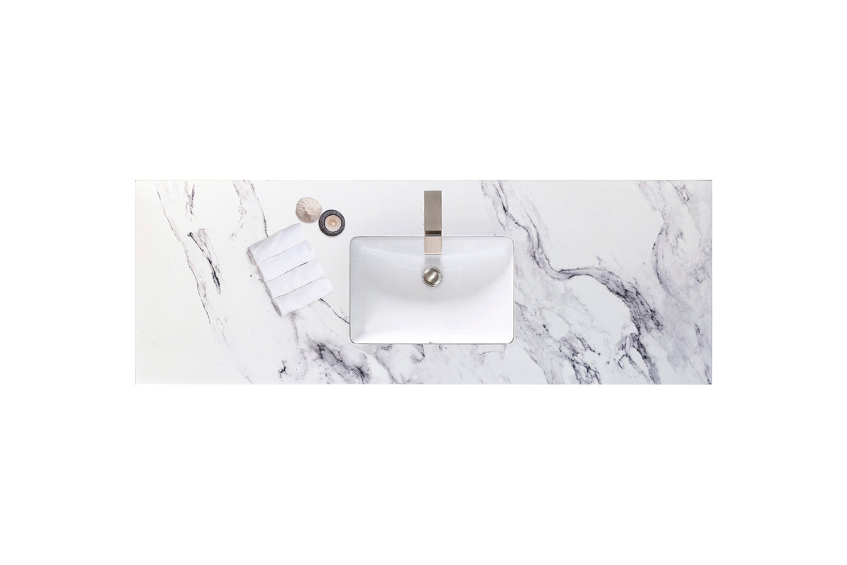 Engineered Stone Precut Calacatta Cloud Vanity Countertop-- SELF PICK UP ONLY