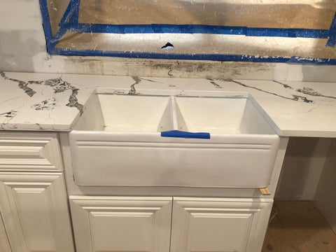 3cm Quartz 126"x 63" Countertop - Calacatta Swan- Self Pick Up Only - ZCBuildingSupply