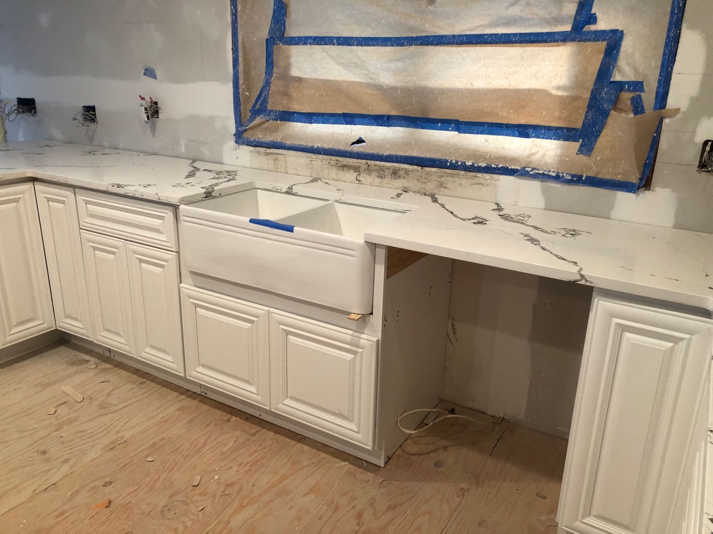 3cm Quartz 126"x 63" Countertop - Calacatta Swan- Self Pick Up Only - ZCBuildingSupply
