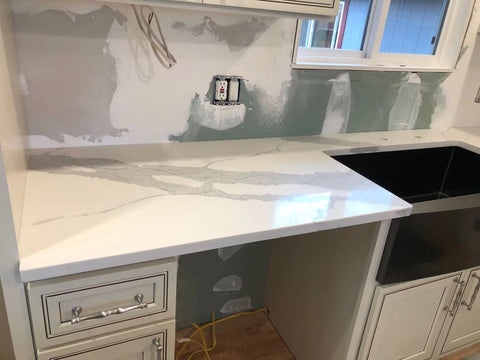 3cm Quartz Calacatta Bianco Countertop - Self Pick Up Only