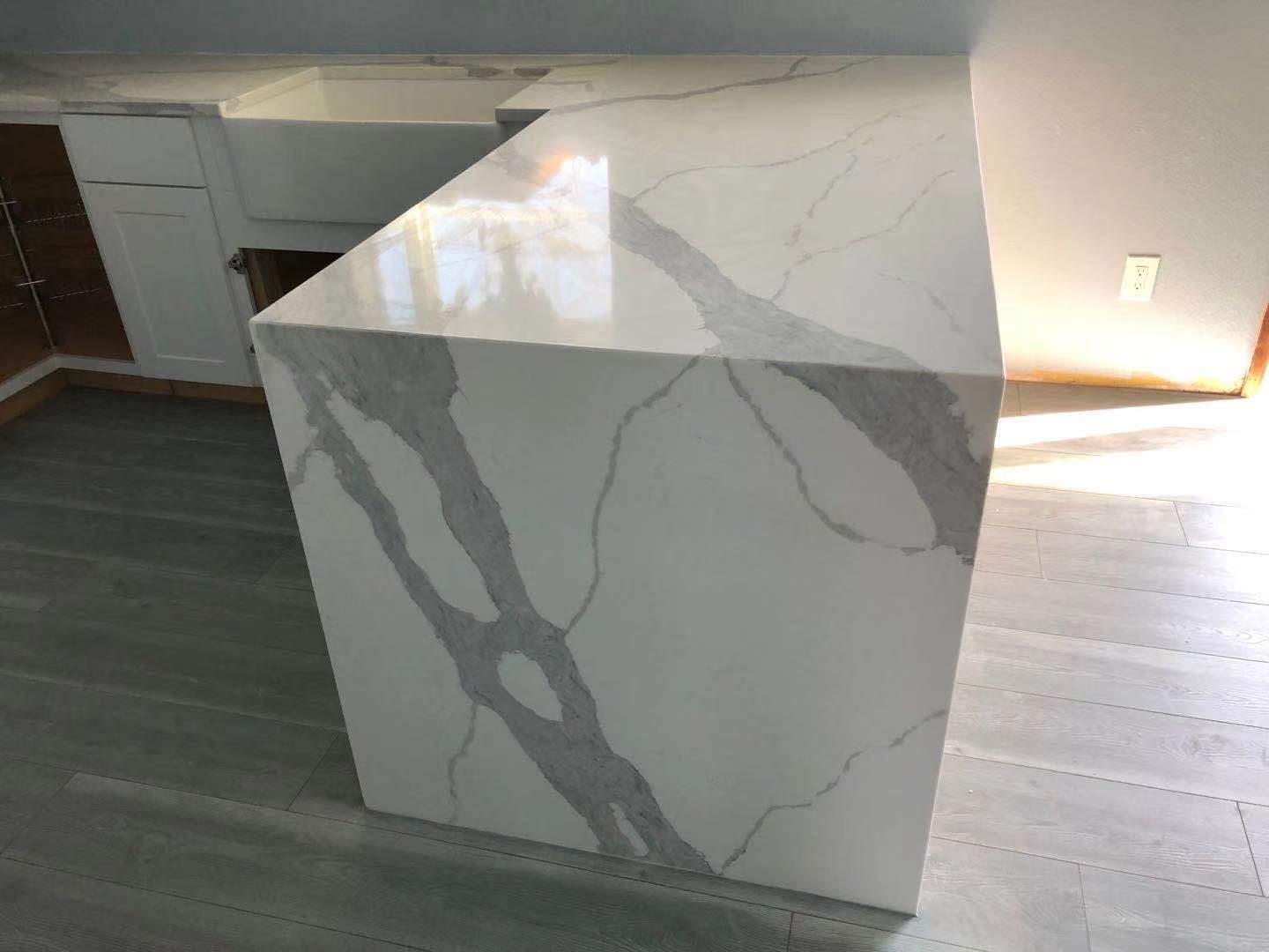 3cm Quartz Calacatta Bianco Self Pick...