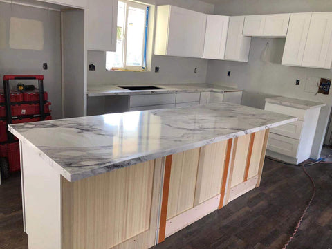 2cm Engineered Stone Countertop -Calacatta Cloud- Self Pick Up Only