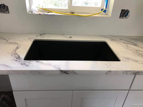 2cm Engineered Stone Countertop -Calacatta Cloud- Self Pick Up Only
