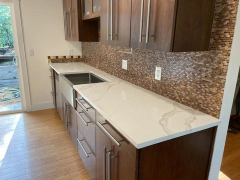 3cm Quartz 126"x 63" Countertop - Calacatta Supreme ZCV3012- Self Pick Up Only