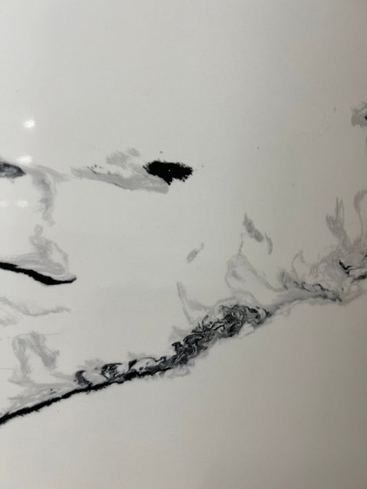 2cm Quartz Carrara Bianco Countertop ZQ116 - Self Pick Up Only