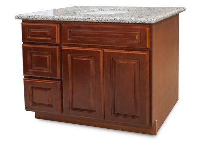 36" Vanity Cherry (without sink and countertop) Right or Left side Drawers - ZCBuildingSupply