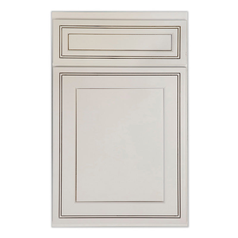 Base 27" - Classic White Corner Sink Cabinet 27"