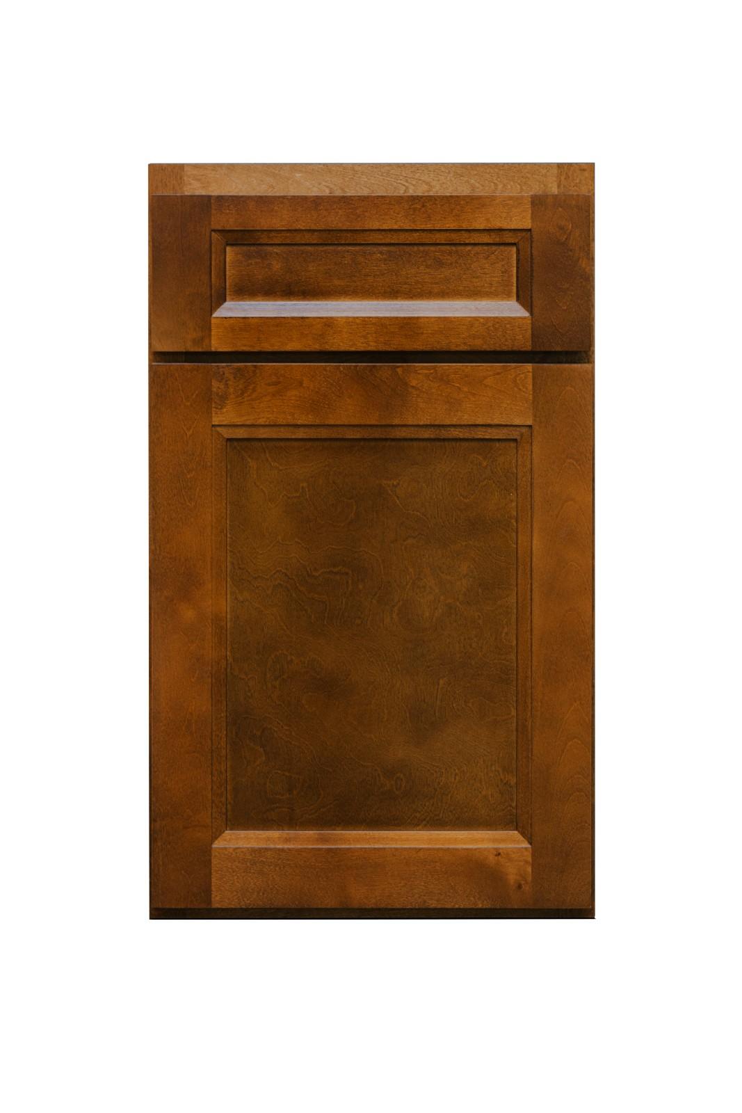 Base 21" - Cognac 21 Inch 3 Drawer Base Cabinet