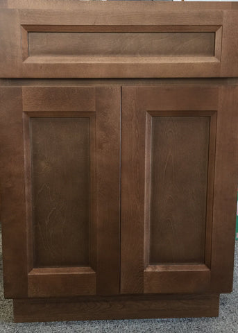3 Drawers Vanity Cognac (Without sink and countertop)