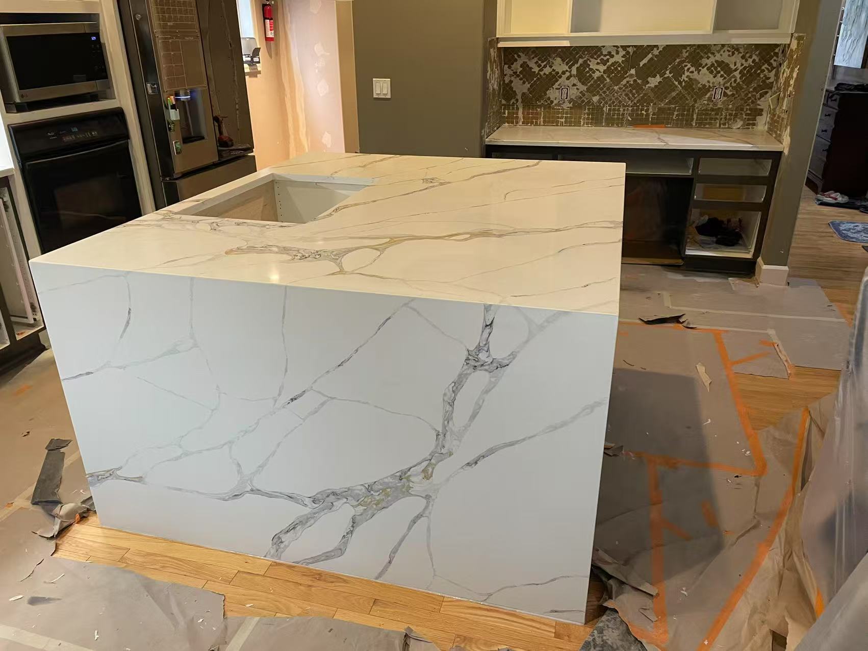 3cm Quartz 126"x 63" Countertop -Crema Marfil ZC5431 - Self Pick Up Only