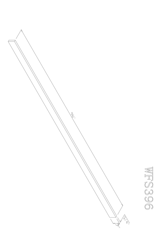 American Oak Filler/96" FS396