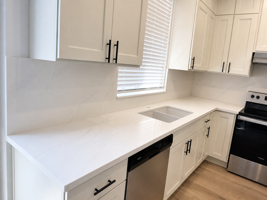 2cm Quartz Gold Vein Countertop-ZQ8005