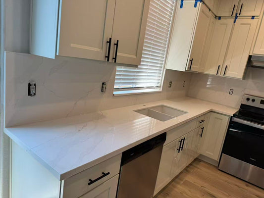 2cm Quartz Gold Vein Countertop-ZQ8005