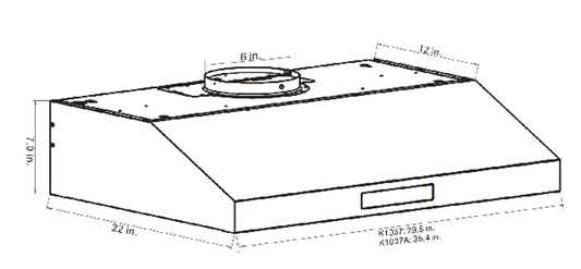 Range Hood-30” Hood K1037