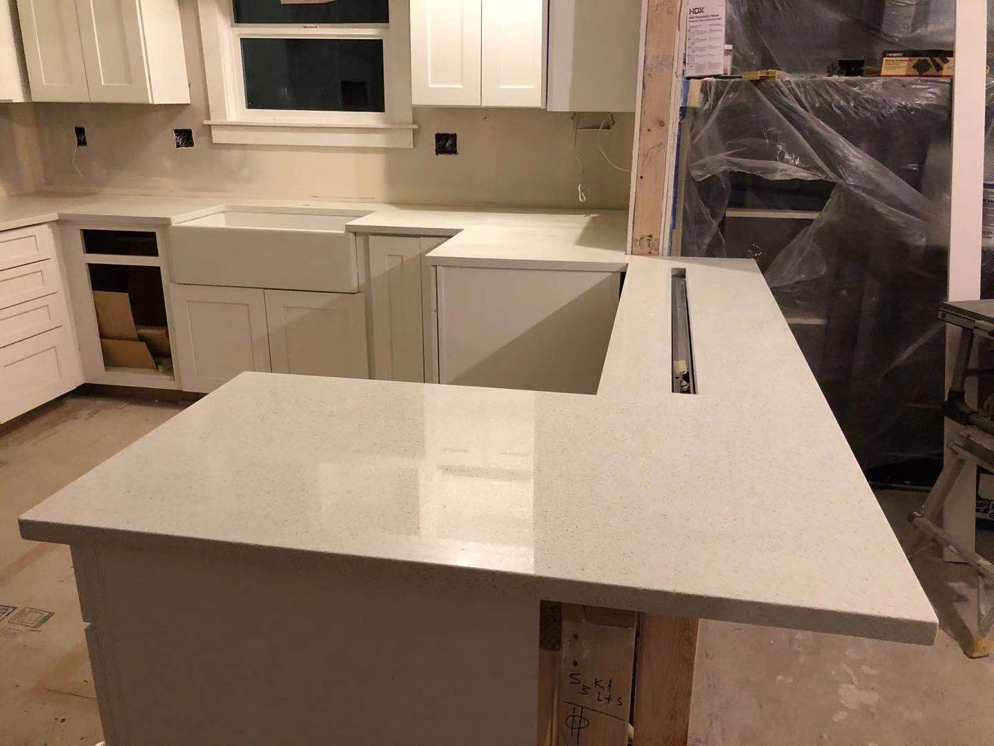 Quartz 3cm Milky White Countertop - Self Pick Up Only - ZCBuildingSupply
