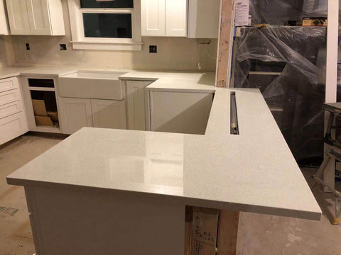 Quartz 3cm Milky White Countertop - Self Pick Up Only - ZCBuildingSupply