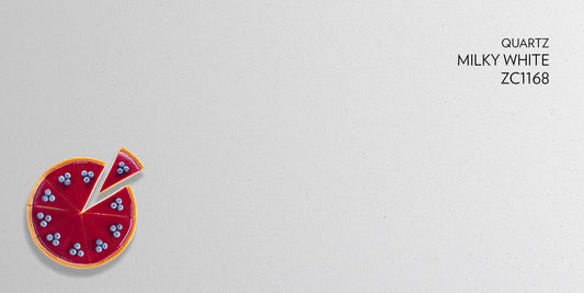 3cm Quartz 126"x 63" Countertop - Milky White- Self Pick Up Only - ZCBuildingSupply