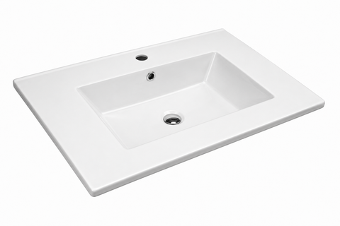 Voltaire 31" Vanity Top Bathroom Sink with Single Faucet Hole